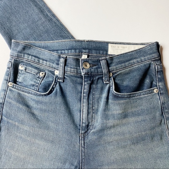 Rag & Bone Alec High Rise Ankle Skinny Jeans 25 - Picture 2 of 6